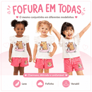 Conjunto Infantil Capibara Feminino 100% Algodão – Leve e Confortável