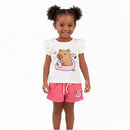 Conjunto Infantil Capivara Feminino 100% Algodão – Leve e Confortável