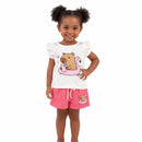 Conjunto Infantil Capivara Feminino 100% Algodão – Leve e Confortável