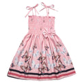 Vestido infantil estampa de Borboletas modelo ciganinha