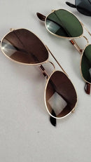 Óculos Infantil Aviador Menino Menina Criança Com Proteção Uv 400 Varias Cores