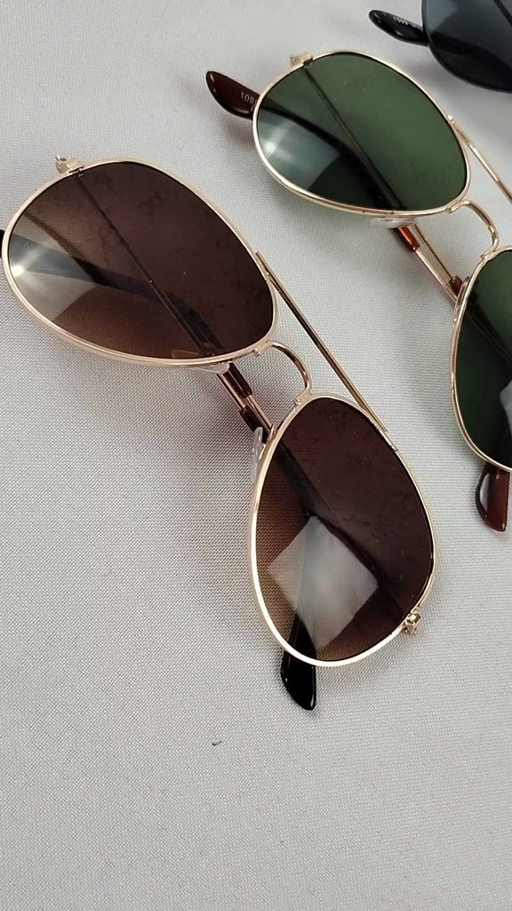 Óculos Infantil Aviador Menino Menina Criança Com Proteção Uv 400 Varias Cores