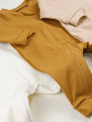 Kit 3 Macacão de Bebe Minimalista com Ziper