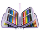 Estojo Escolar/Estojo Box/Estojo De Lápis De Quatro Camadas Com 72 Furos De Cor/Material Escolar/Papela