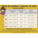 Vestido infantil estampa de Borboletas modelo ciganinha