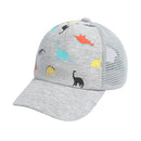 Boné infantil Menino Telinha Dinossauro Estampado 02 a 05