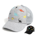 Boné infantil Menino Telinha Dinossauro Estampado 02 a 05