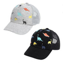 Boné infantil Menino Telinha Dinossauro Estampado 02 a 05