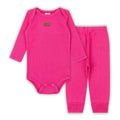 Conjunto Canelado Algodão  Body Bebê Manga Longa e  Calça Unissex