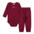 Conjunto Canelado Algodão  Body Bebê Manga Longa e  Calça Unissex