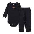 Conjunto Canelado Algodão  Body Bebê Manga Longa e  Calça Unissex