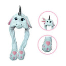 Touca Pelúcia Divertida com LED