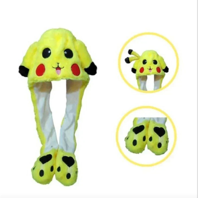 Touca Pelúcia Divertida com LED