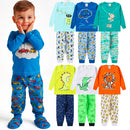Kit 4 Peças Pijama Brilha no Escuro Sortido Infantil Menino Inverno Roupa Infantil Masculina