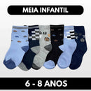 Kit 12 Pares de Meias Infantil Estampadinha Menino a PRONTA ENTREGA