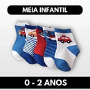 Kit 12 Pares de Meias Infantil Estampadinha Menino a PRONTA ENTREGA
