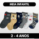 Kit 12 Pares de Meias Infantil Estampadinha Menino a PRONTA ENTREGA
