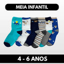 Kit 12 Pares de Meias Infantil Estampadinha Menino a PRONTA ENTREGA