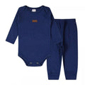Conjunto Canelado Algodão  Body Bebê Manga Longa e  Calça Unissex