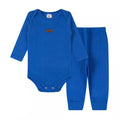 Conjunto Canelado Algodão  Body Bebê Manga Longa e  Calça Unissex