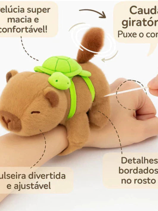 Capivara Pulseira De Agarrar Pelúcia