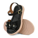 Sandália Infantil Menina Feminina Flor Strass Brilho Espelhado