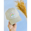 Boné infantil / Boné personalizado / Boné aplicação Arco-Íris / cores variadas
