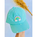 Boné infantil / Boné personalizado / Boné aplicação Arco-Íris / cores variadas