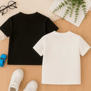 Kit 2 Camisetas Infantil Robo Baralho Camisa Estampada Colorida Meninos 100% Algodão Manga Curta