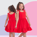 Vestido Infantil Floral  Rodado floral e cores lisas casual festa lançamento dia a dia 04 a 10 anos