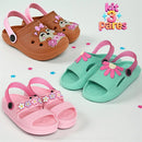 Kit 3 Pares Papete Sandália Infantil Menina