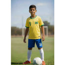 Conjunto Juvenil Infantil Unissex Camiseta e Shorts Brasil Personalizado