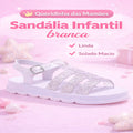 Sandália Infantil Glitter Confortável Solado Macio