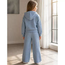 Conjunto Infantil Agasalho Moletom com Capuz e Calça Wide