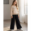 Conjunto Infantil Agasalho Moletom com Capuz e Calça Wide