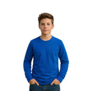 Camiseta Infantil Juvenil Manga Longa Algodão Malha