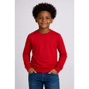 Camiseta Infantil Juvenil Manga Longa Algodão Malha