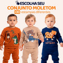 Conjunto Moletom Bebe Menino