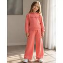 Conjunto Infantil Agasalho Moletom com Capuz e Calça Wide