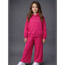 Conjunto Infantil Agasalho Moletom com Capuz e Calça Wide