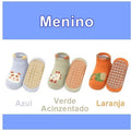 3 Pares Meia Infantil Soquete Antiderrapante Menina Menino Criança