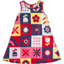 Kit 2 Vestidos Infantil Menina Malha Verão Kyly Estampado 2