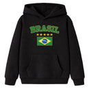Moletom Infantil Brasil Copa do Mundo 2026 Unissex Flanelado Algodão