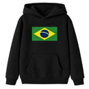 Moletom Infantil Brasil Copa do Mundo 2026 Unissex Flanelado Algodão