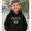Moletom Infantil Brasil Copa do Mundo 2026 Unissex Flanelado Algodão